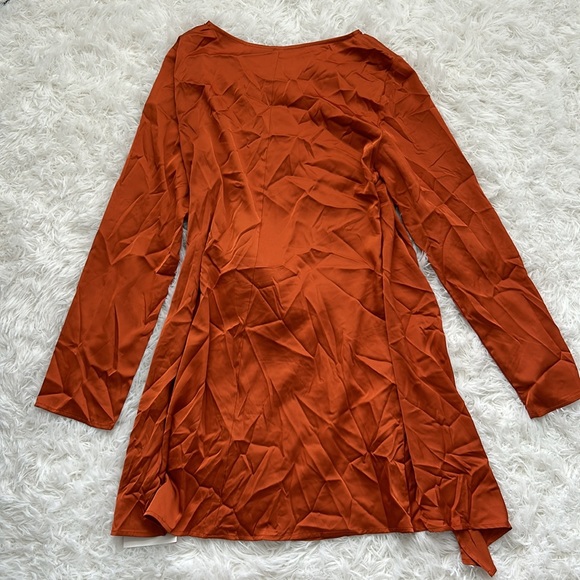 Copper Satin Dress - Picture 4 of 4